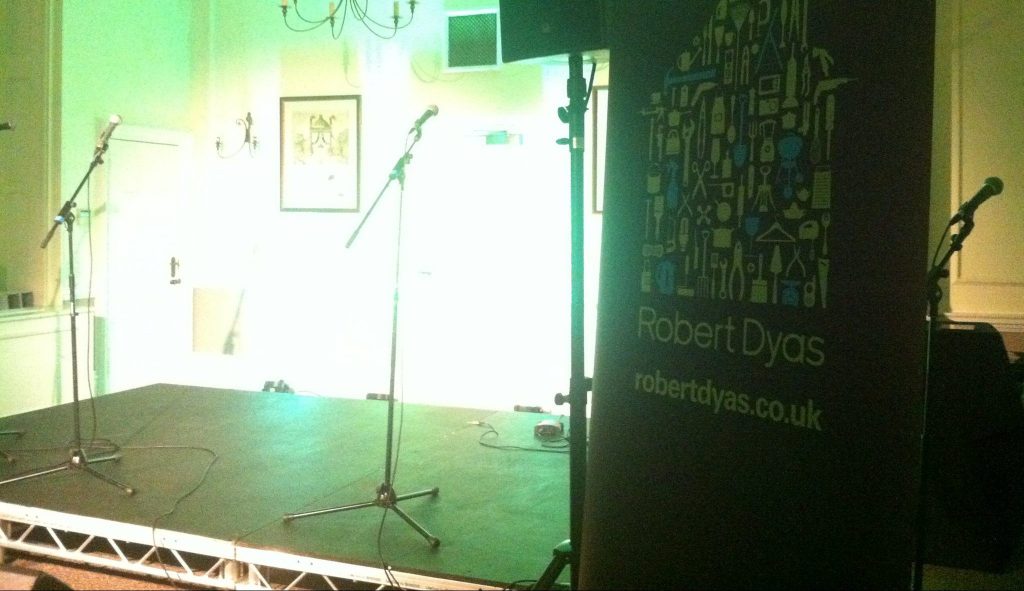 Robert Dyas private dinner event. Sound Solutions